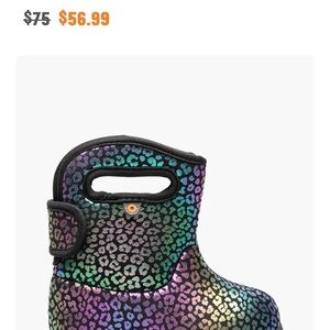 Bogs Kids Boots - Multicolor Leopard Print